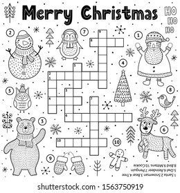 Christmas Crossword Images, Stock Photos & Vectors | Shutterstock
