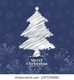 Merry Christmas cultural festival modern background design vector