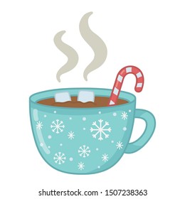 Merry christmas cup vector design