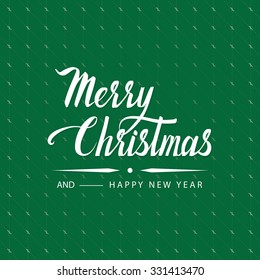 Merry Christmas Cursive Hand Letters.