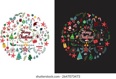 Merry christmas custom t-shirt design