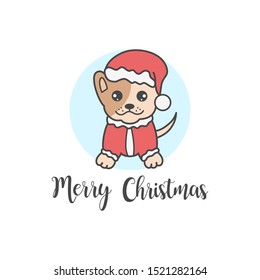 Merry christmas cute character vector