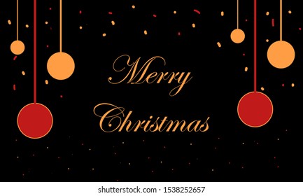 merry christmas with dark background