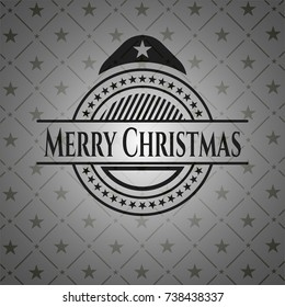 Merry Christmas dark badge