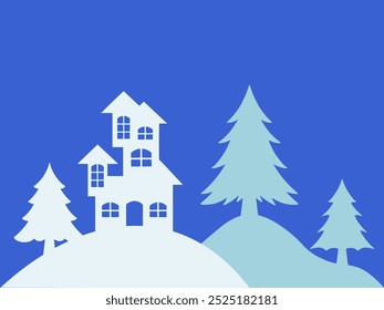 Merry Christmas Day Background illustration