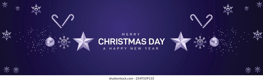 Merry Christmas Day. Christmas Day creative banner, poster, social media post, background, template, greetings card, t-shirt, backdrop, cover design etc. Christmas sale offer banner. Happy New Year.