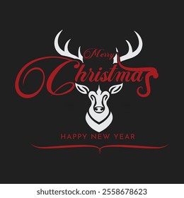 Merry Christmas Day Typography T-shirt design,  apparel, vector illustration, Christmas Day tree, retro style, typography, vintage