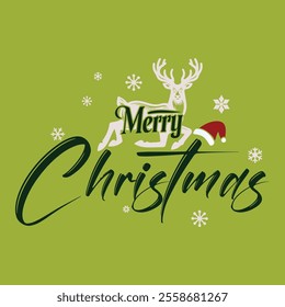 Merry Christmas Day Typography T-shirt design,  apparel, vector illustration, Christmas Day tree, retro style, typography, vintage