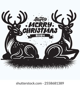 Merry Christmas Day Typography T-shirt design,  apparel, vector illustration, Christmas Day tree, retro style, typography, vintage