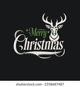 Merry Christmas Day Typography T-shirt design,  apparel, vector illustration, Christmas Day