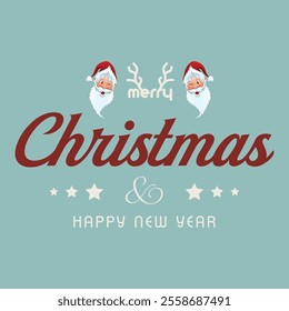 Merry Christmas Day Typography T-shirt design,  apparel, vector illustration, Christmas Day