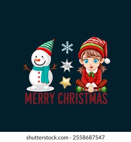 Merry Christmas Day Typography T-shirt design,  apparel, vector illustration, Christmas Day