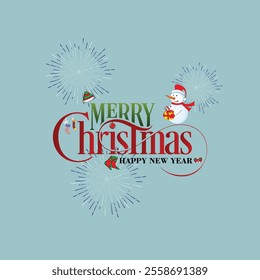 Merry Christmas Day Typography T-shirt design,  apparel, vector illustration, Christmas Day