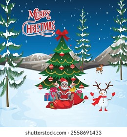 Merry Christmas Day Typography T-shirt design,  apparel, vector illustration, Christmas Day