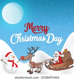 Merry Christmas Day Typography T-shirt design,  apparel, vector illustration, Christmas Day