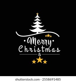 Merry Christmas Day Typography T-shirt design,  apparel, vector illustration, Christmas Day