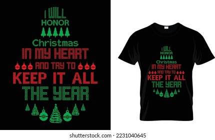 Merry Christmas day...T shirt design 