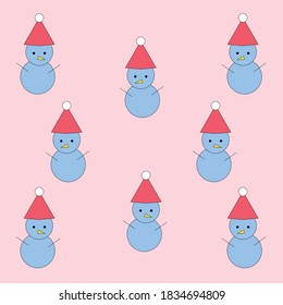 Merry christmas decoration pattern design, vector fabric, greeting,  wrapping, decoration.