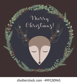 Merry Christmas Deer 
