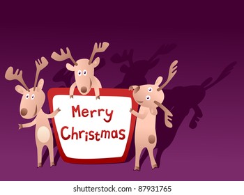 Merry Christmas Deer