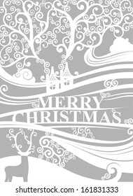 Merry Christmas delicate banner