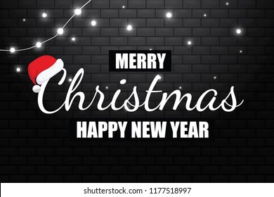 Merry Christmas with a dense background