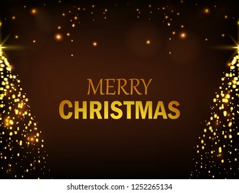 Merry Christmas Design Background.