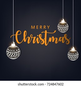Merry Christmas, design background.