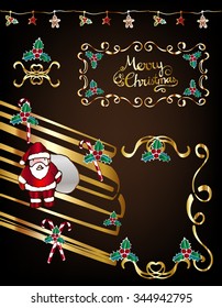Merry Christmas, Christmas design elements