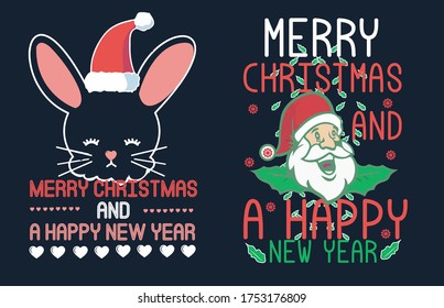 merry christmas design for new year