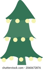 Merry Christmas design for print or use as poster, card, flyer or T Shirt