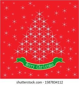 Merry Christmas Design in Red and White Color Theme