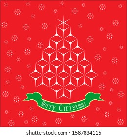 Merry Christmas Design in Red and White Color Theme