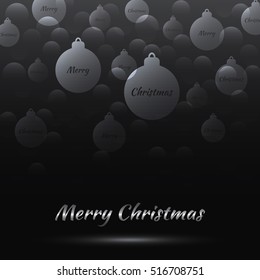 Merry Christmas Design Template. Vector Illustration Background.