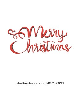 Merry Christmas design of vector. 