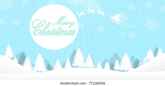Merry Christmas design of vector.