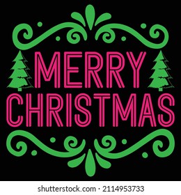 Merry Christmas Design And Vector File