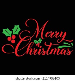 Merry Christmas Design And Vector File