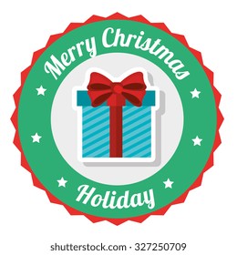merry christmas design, vector illustration eps10 graphic 