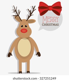 merry christmas design, vector illustration eps10 graphic 