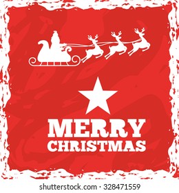 merry christmas design, vector illustration eps10 graphic 
