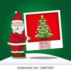 merry christmas design, vector illustration eps10 graphic 