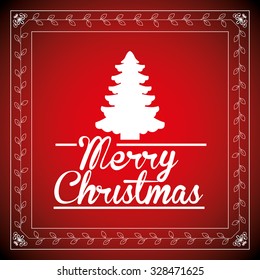 merry christmas design, vector illustration eps10 graphic 