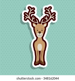 merry christmas design, vector illustration eps10 graphic 