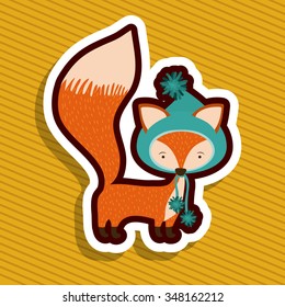 merry christmas design, vector illustration eps10 graphic 