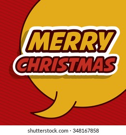 merry christmas design, vector illustration eps10 graphic 