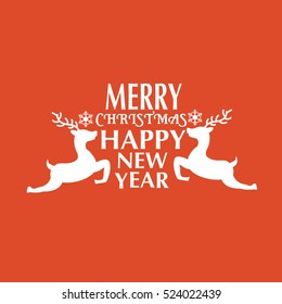 
Merry christmas design,clean vector