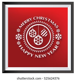 
Merry christmas design,clean vector