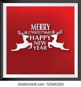 
Merry christmas design,clean vector