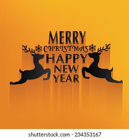 Merry Christmas Design,Happy New Year,Clean vector